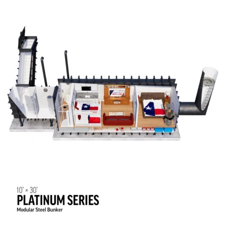 SSS 10' x 30' Platinum Series Luxury Bunker